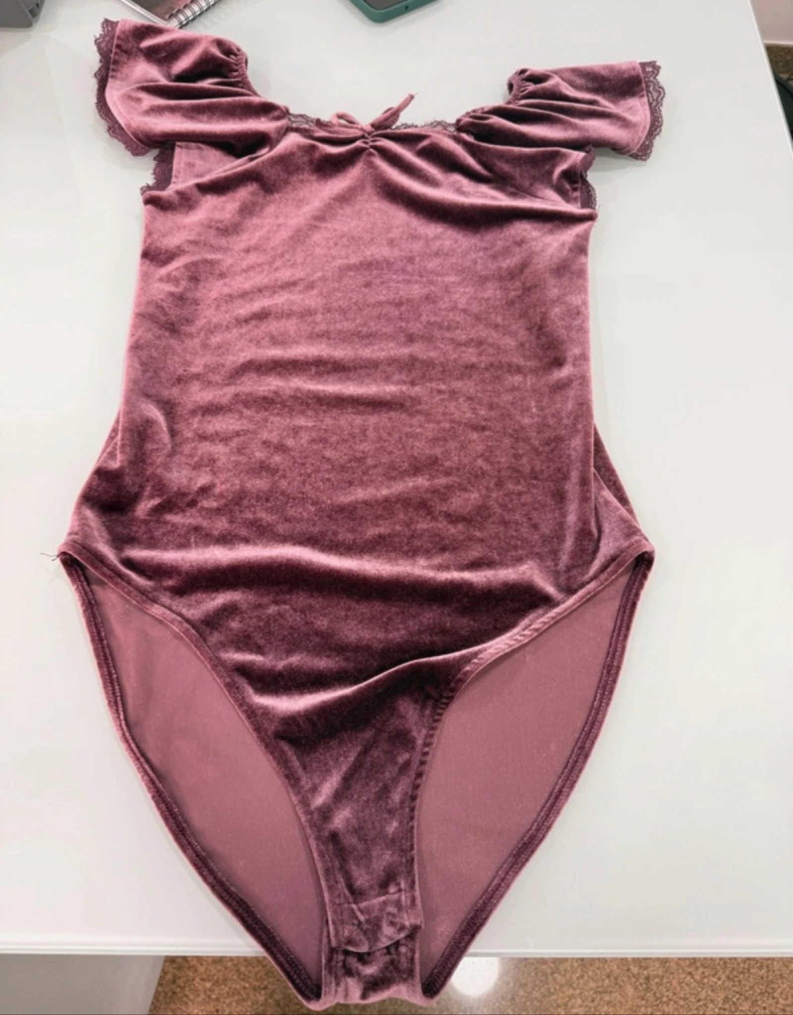 Body em veludo / Body en velours – photo 2